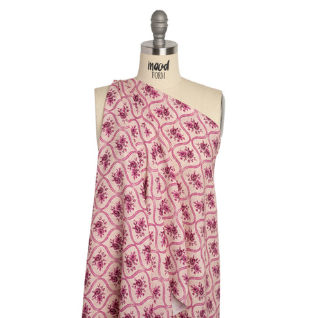 Mood Exclusive Pink Remembering Rosie Viscose Crepe