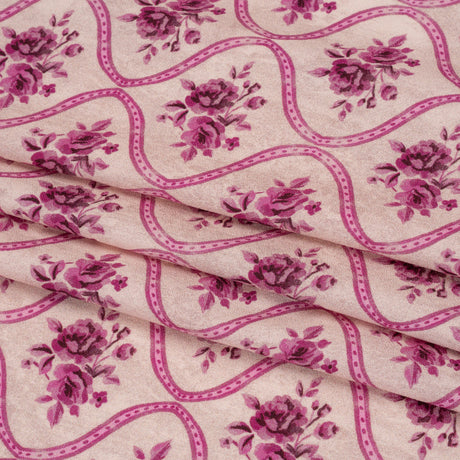Mood Exclusive Pink Remembering Rosie Viscose Crepe