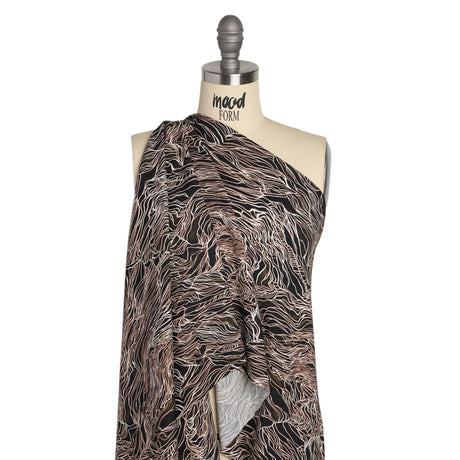 Mood Exclusive Black Altitude Training Stretch Sustainable Rayon Batiste