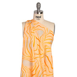 Mood Exclusive Creamsicle Water Works Stretch Sustainable Rayon Batiste