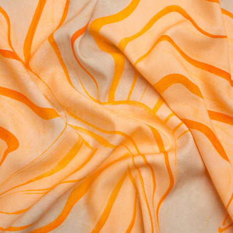 Mood Exclusive Creamsicle Water Works Stretch Sustainable Rayon Batiste