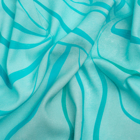 Mood Exclusive Aqua Water Works Stretch Sustainable Rayon Batiste