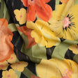 Mood Exclusive Black Park Bench Metallic Pinstriped Viscose Dobby
