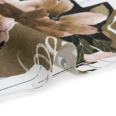 Sustainable Viscose Crepe Print - Beige Note Patchwork - Mood Exclusive Scraps of Self