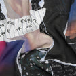 Sustainable Viscose Crepe Print - Black, Red and Blue Scraps Collage - Mood Exclusive Thy Eternal Summer
