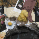 Sustainable Viscose Crepe Print - Mauve and Beige Photo Scrapbook - Mood Exclusive Sincerely Yours