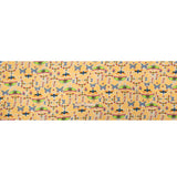 Sustainable Viscose Woven Print - Yellow and Rainbow Insects - Mood Exclusive Picnic Guests