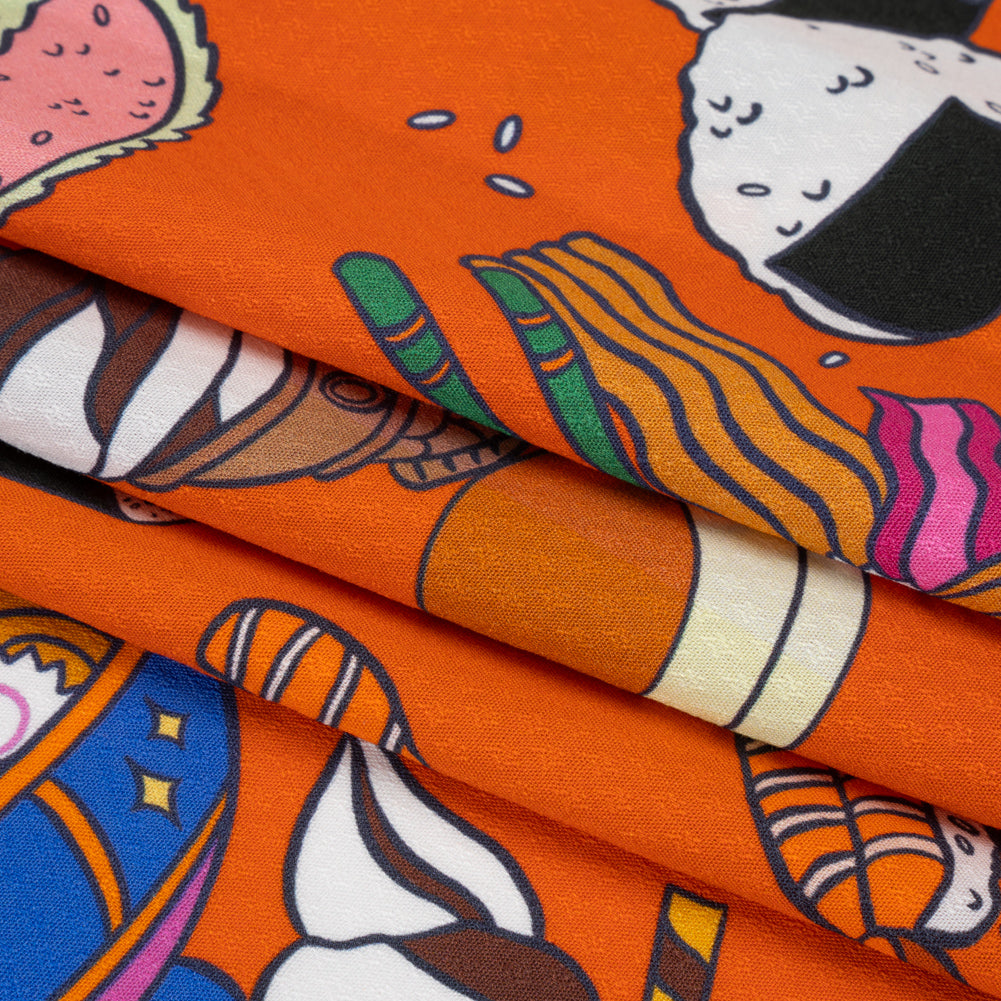 Mood Exclusive Sushi Night Sustainable Viscose Diamond Jacquard