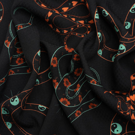 Mood Exclusive Love Intertwined Sustainable Viscose Diamond Jacquard