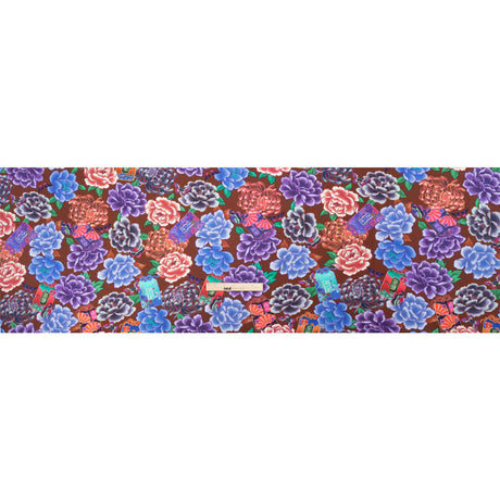 Sustainable Viscose Floral Jacquard Print - Purple, Blue and Pink Floral - Mood Exclusive Peaceful Forests