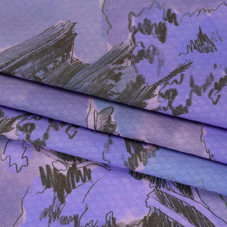 Mood Exclusive Mountain High Sustainable Viscose Diamond Jacquard