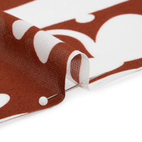 Mood Exclusive Rust Dreams and Doodles Viscose Georgette