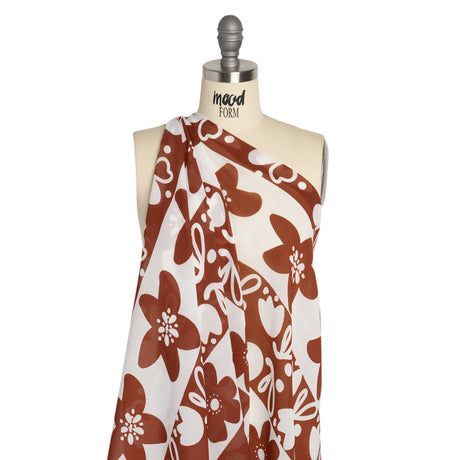 Mood Exclusive Rust Dreams and Doodles Viscose Georgette