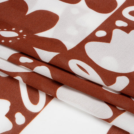 Mood Exclusive Rust Dreams and Doodles Viscose Georgette
