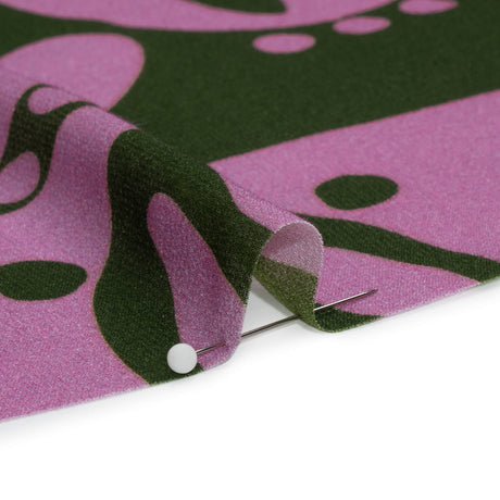 Mood Exclusive Purple Dreams and Doodles Viscose Georgette