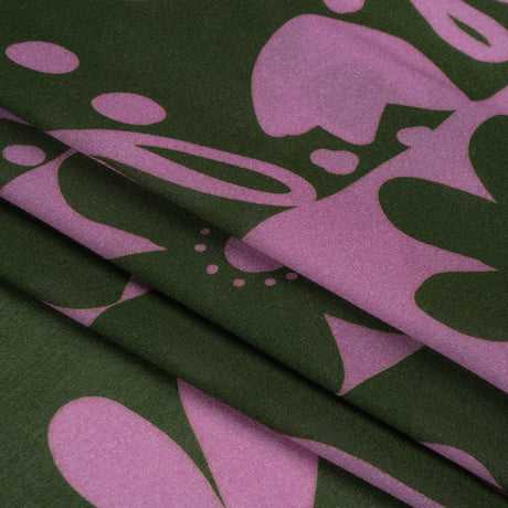 Mood Exclusive Purple Dreams and Doodles Viscose Georgette