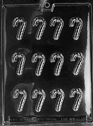 Small Candy Canes Chocolate Mold
