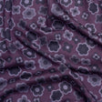 Mood Exclusive Purple Daisy Train Rayon Challis