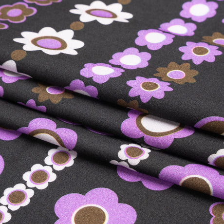 Mood Exclusive Purple Grow As We Go Rayon Challis