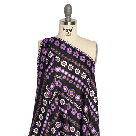 Mood Exclusive Purple Grow As We Go Rayon Challis
