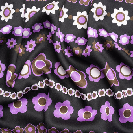 Mood Exclusive Purple Grow As We Go Rayon Challis