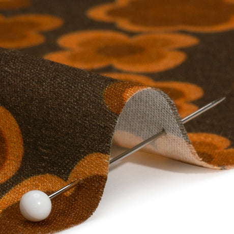 Mood Exclusive Brown Daisy Train Rayon Challis