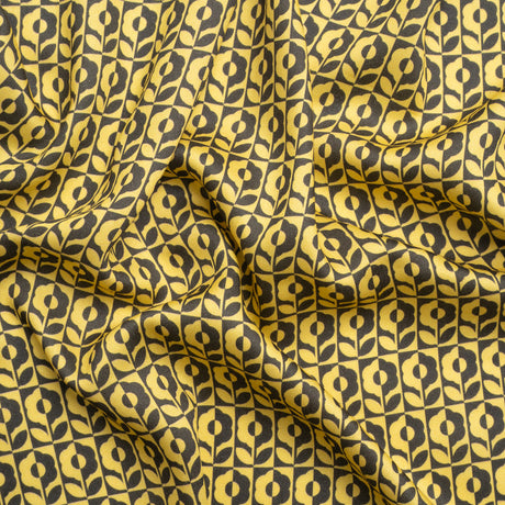 Mood Exclusive Yellow Build Me Up Rayon Challis