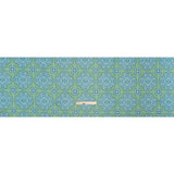 Cotton Voile Print - Green and Blue Floral Tiles - Mood Exclusive Rosalind and Celia