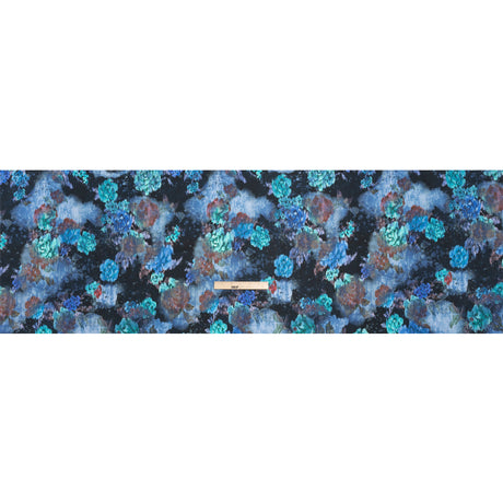 Mood Exclusive Blurred Blues Cotton Voile