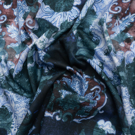 Mood Exclusive Blue Vieux Carre Cotton Voile