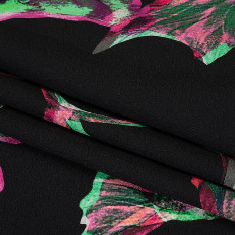 Mood Exclusive Infrared Roses Viscose Crepe