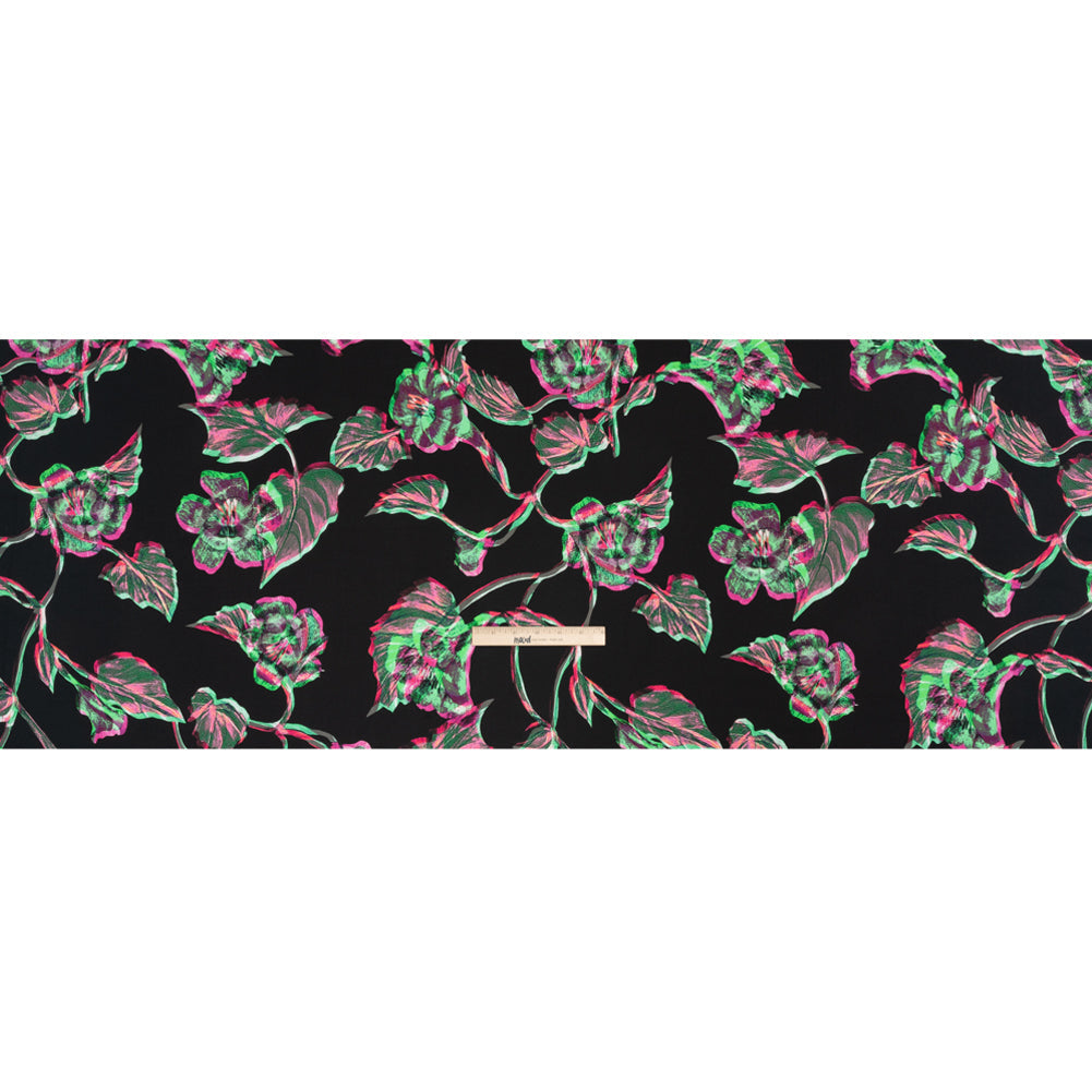 Mood Exclusive Infrared Roses Viscose Crepe
