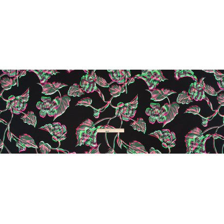 Mood Exclusive Infrared Roses Viscose Crepe
