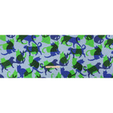 Mood Exclusive Blue Lazy Caturday Viscose Crepe