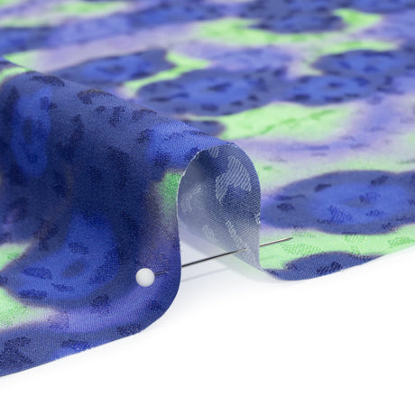 Mood Exclusive Blue Garden on the Banks Sustainable Viscose Jacquard