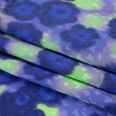 Mood Exclusive Blue Garden on the Banks Sustainable Viscose Jacquard