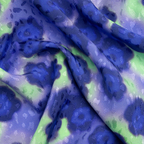Mood Exclusive Blue Garden on the Banks Sustainable Viscose Jacquard