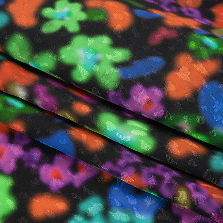 Mood Exclusive Vermillion Electric Dreamscape Sustainable Viscose Jacquard