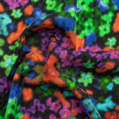 Mood Exclusive Vermillion Electric Dreamscape Sustainable Viscose Jacquard