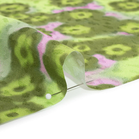 Mood Exclusive Green Garden on the Banks Sustainable Viscose Jacquard
