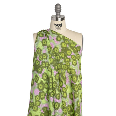 Mood Exclusive Green Garden on the Banks Sustainable Viscose Jacquard