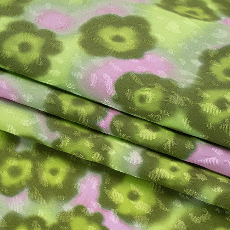 Mood Exclusive Green Garden on the Banks Sustainable Viscose Jacquard