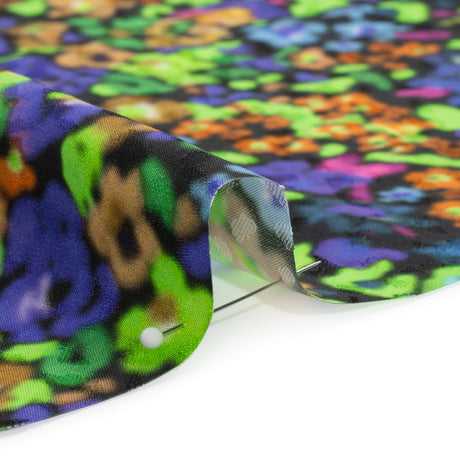 Mood Exclusive Lime Electric Dreamscape Sustainable Viscose Jacquard