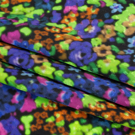 Mood Exclusive Lime Electric Dreamscape Sustainable Viscose Jacquard