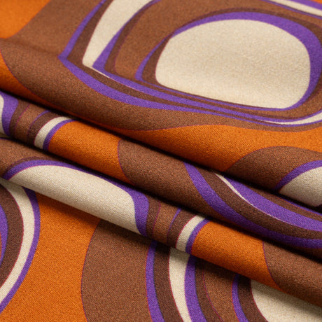 Mood Exclusive Brown Stop the Beat Rayon Challis