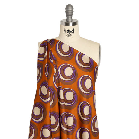 Mood Exclusive Brown Stop the Beat Rayon Challis