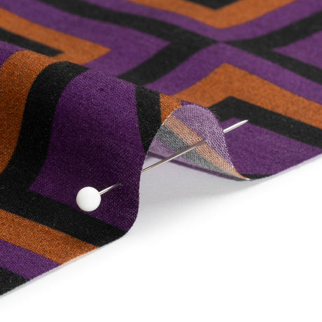 Mood Exclusive Purple When the Night Falls Rayon Challis
