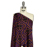 Mood Exclusive Purple When the Night Falls Rayon Challis