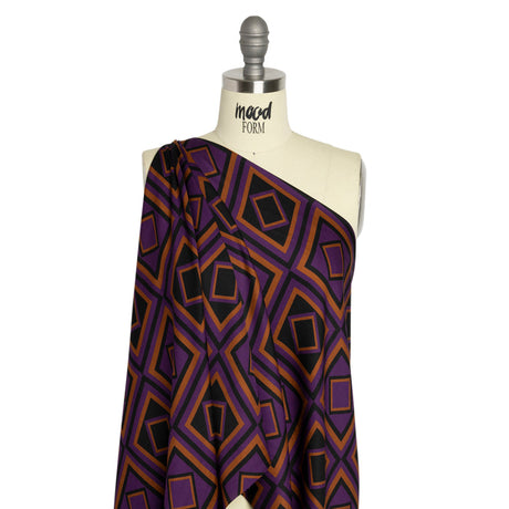 Mood Exclusive Purple When the Night Falls Rayon Challis