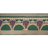 Mood Exclusive Teal My Happy Lace Metallic Pinstriped Viscose Dobby